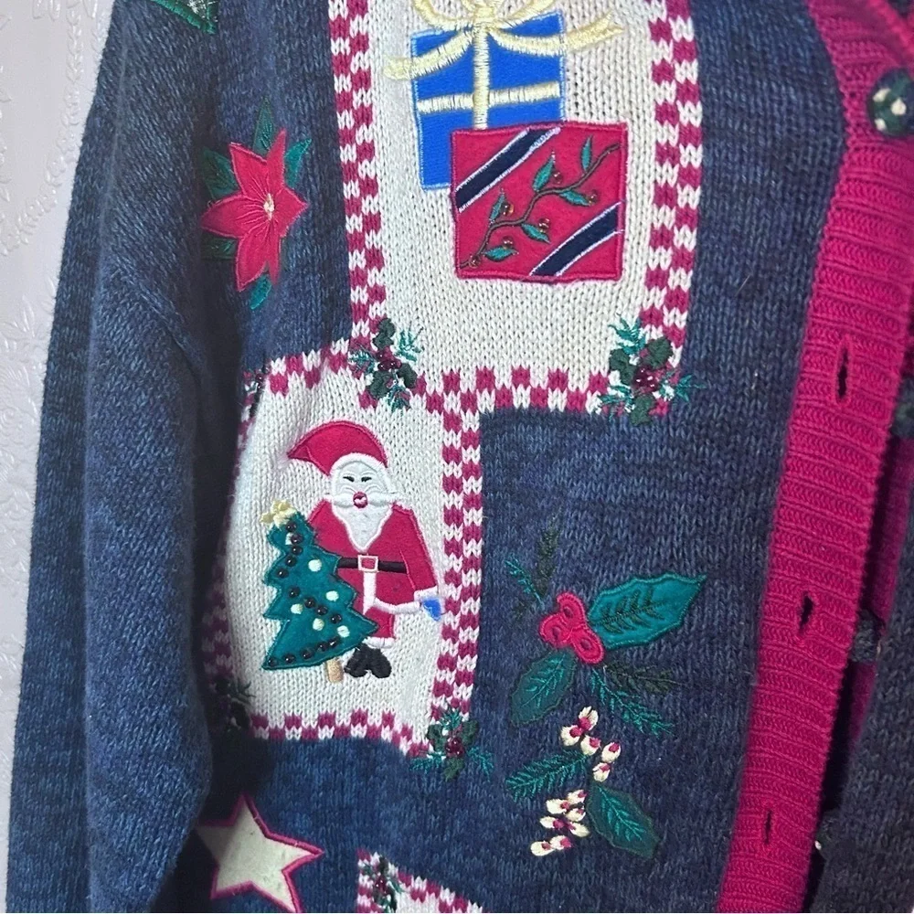 Carly St Clair Large L Christmas Sweater very good condition - Picture 4 of 5